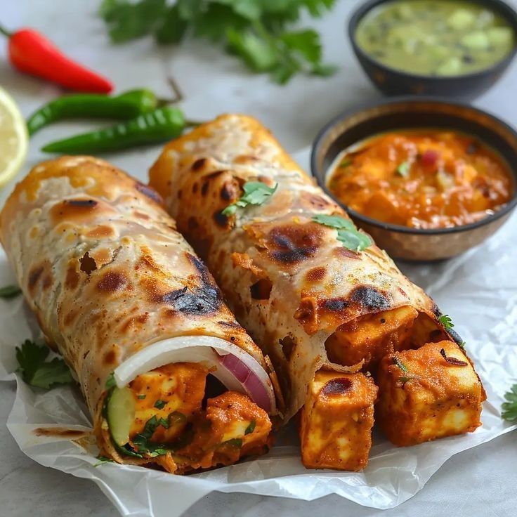 Peri-peri paneer